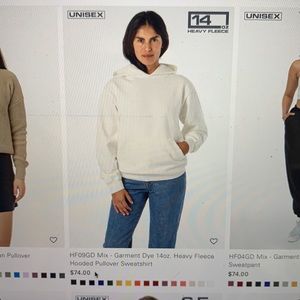 Los Angeles Apparel American apparel hooded sweater sweatshirt unisex